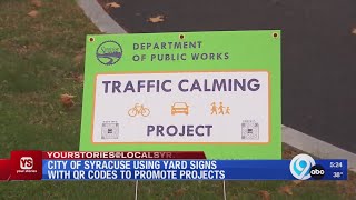 What are the traffic calming projects in Syracuse?