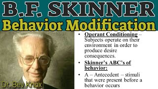B. F. Skinner / Behavior Modification