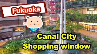 Canal City Fukuoka, windows shopping, Canal City