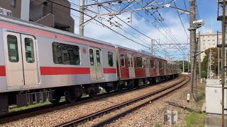 【Q SEAT組込】東急5050系4000番台4112F 妙蓮寺3号踏切通過