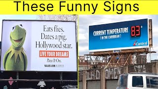 Watch Out! These Funny Signs Will Have You Cracking Up! || Happy Panda