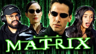 Our first time watching THE MATRIX (1999) blind movie reaction!