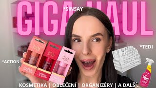 OBROVSKÝ HAUL🛍️😨 | ACTION, TEDI, SINSAY | nejen kosmetika \u0026 oblečení