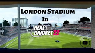 London Cricket Stadium View  in rc22 #cricket #rc22
