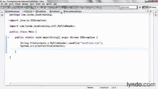 java tutorial Defining and Throwing a Custom Exception