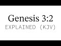 Genesis 3:2 Explained | KJV Bible