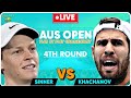 🎾SINNER vs KHACHANOV | Australian Open 2024 | LIVE Tennis Play-by-Play Stream