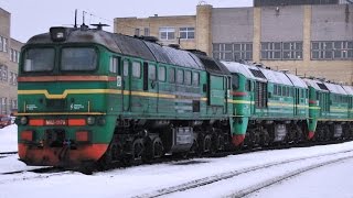 Тепловозы М62 Последняя поездка / M62 diesel locomotives The last trip