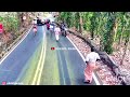 live heroic act by bus conductor 😱 swift flipped at curve caught on dashcam