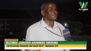 AGACENCWIRE: Mazimba Januario ahumwire omurimo gw'okushoma amakuru aha Radio West.