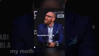 Conor McGregor got emotional when this reporter read a quote of his in 2013 about his goals #shorts