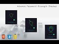 Advanced Password Strength Checker with HTML, CSS, and JavaScript | JS projects ||The Terminal Boy