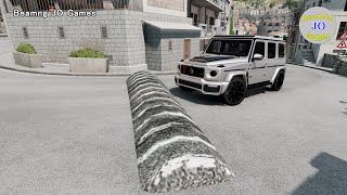 Cars vs Massive Speed Bumps # 266– BeamNG JO Games