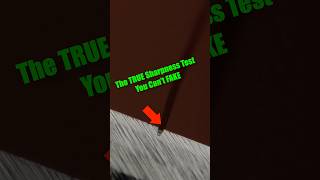 The TRUE Sharpness Test You CAN'T FAKE