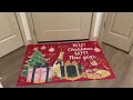 u artlines christmas front door mat review ad