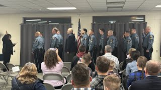 Lancaster Township swears in 15 police officers to complete new department