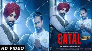 Qatal | Jordan Sandhu | Shree Brar  | Avvy Sara | Warning Movie | New Punjabi Song 2021