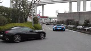 【大黒PA】supercars Ferrari Lamborghini