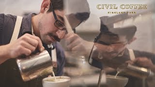 Civil Coffee - Jaime making coffee