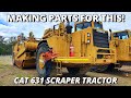 Making Parts for CAT 631 Scraper | Milling Machine