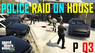 POLICE RAID ON HOUSE 😱💢 || P-03 || EP-06 || GTA V || #gaming #gta #lspd #ytgaming #youtube