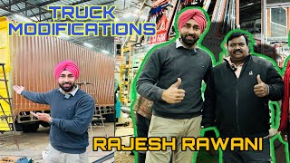 TRUCK MODIFICATIONS ON RAJESH RAWANI SIR @gilltruckbody  @RRajeshVlogs