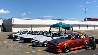 灼熱の十勝スピードウェイ　AE86でドリフト　Sidewayrunner trip