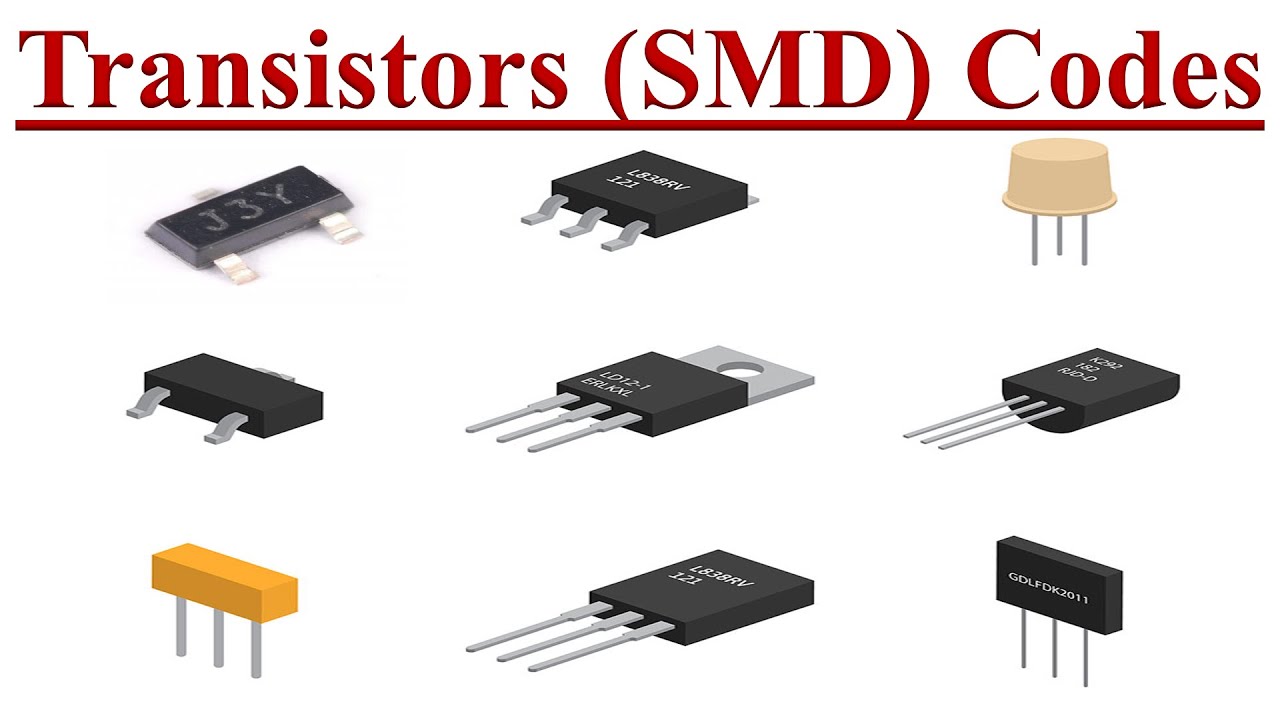 Transistors And SMD Transistors Coding - YouTube