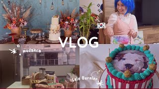 VLOG | Bolos, Mudança, Dorama date, Lelê Burnier e   Dia caótico