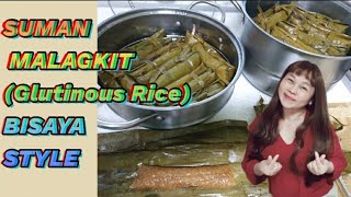 SUMAN MALAGKIT (Glutinous Rice)#BISAYA STYLE @Claritakimvlog