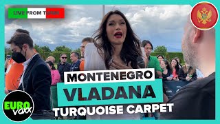 MONTENEGRO EUROVISION 2022: Vladana - Breathe (TURQUOISE CARPET INTERVIEW)