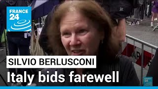 Italy bids farewell to Berlusconi on contested day of mourning • FRANCE 24 English