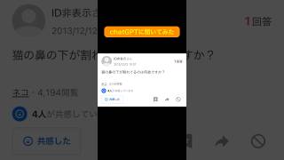 【ヤフー知恵袋】知恵袋の質問をchatGPTに聞いてみた #shorts #知恵袋 #yahoo知恵袋 #ヤフー知恵袋 #質問 #chatgpt