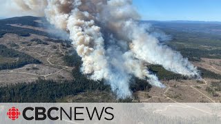 Wildfires prompt evacuation alerts in northern B.C., Alberta