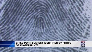 Child porn suspect identified by photo of fingerprints