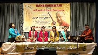 Raag Madhurang by Rajyanna, Sanjana, Bihogi \u0026 Monisha. Tabla Anvik, Harmonium Yaman.