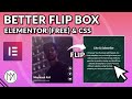 Create Custom Flip Box in Elementor & CSS - WordPress Tutorial 2024