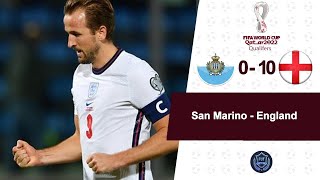 San Marino vs England 0-10 Highlights | World Cup Qualification 2022