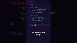 The BEST WAY to Combine Arrays in PHP #php #shorts