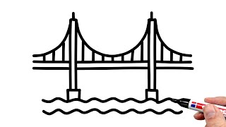 How to Draw the Golden Gate Bridge