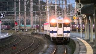 日豊本線キハ40形 鹿児島駅到着 JR-Kyushu Nippo Main Line KiHa40 series DMU