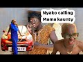 Nyako calling Mama kaunty  about  dem wa Facebook  new car