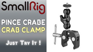 📷 Pince Crabe Multifonction Fixation Super Clamp SmallRig 2164