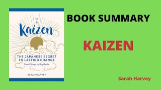 Kaizen by Sarah Harvey | Book Summary