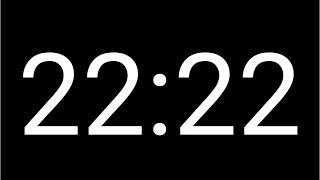 22:22 Minute Countdown Timer [ DARK MODE ]