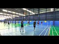 dropsmash sunday badminton queuing 12 22 24 erly u0026 lg vs dondie u0026 aya