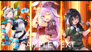 Touhou Cannonball all Spring Battle Character Character Spell Animation