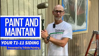 How To Paint & Maintain Your T1-11 Siding