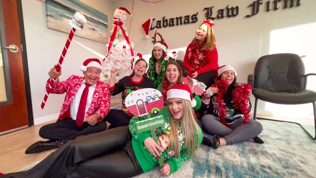 Merry Christmas From The Cabanas Law Firm! - YouTube