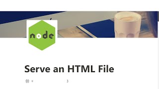 03 - Serve an HTML File - Basic Node and Express - freeCodeCamp Tutorial